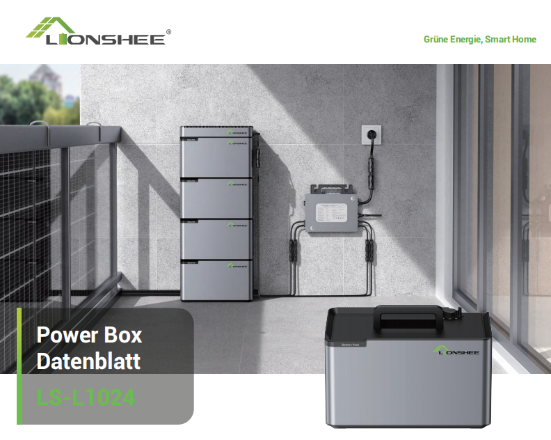 Lionshee 1024wh stapelbare Solarbatterie 1 Lionshee 1024wh stapelbare Solarbatterie 1