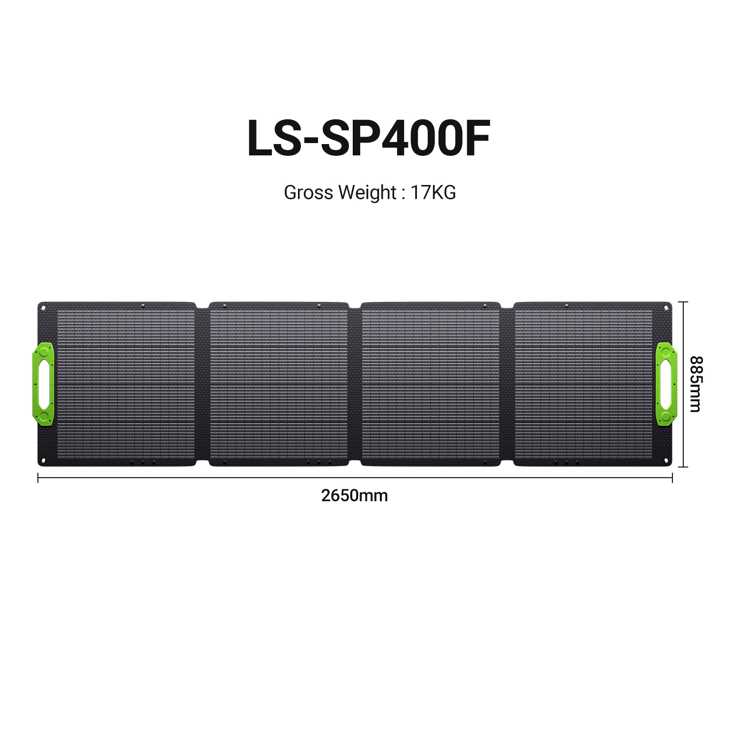 LIONSHEE LS-SP400 400W faltbares Solarpanel