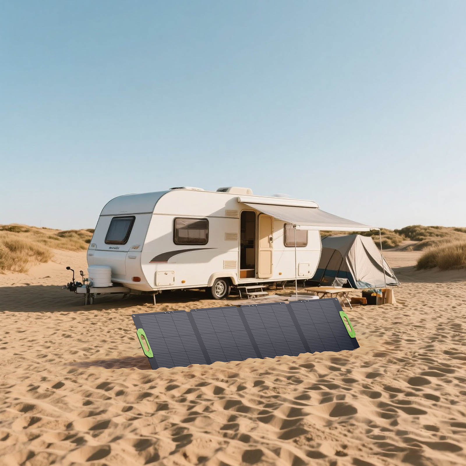LIONSHEE LS-SP300 300W Faltbares Solarpanel Für Powerstation, ETFE, IP67, MC4, Lager Deutschland Und UK