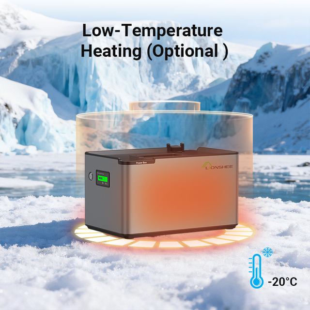 LIONSHEE LS-L1024 51,2V 1024Wh LiFePO4 Hausspeicher, IP65, 6000 Zyklen, Optional Tieftemperaturheizung Und Feuerlöschsystem