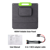 LIONSHEE LS-SP400 400W Faltbares Solarpanel Für Powerstation, ETFE, IP67, MC4, Lager Deutschland Und UK