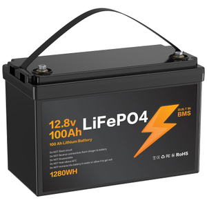 LIONSHEE 12,8V 100Ah LiFePO4 Akku mit BMS, 1280Wh, IP67 und bis zu 15.000 Zyklen