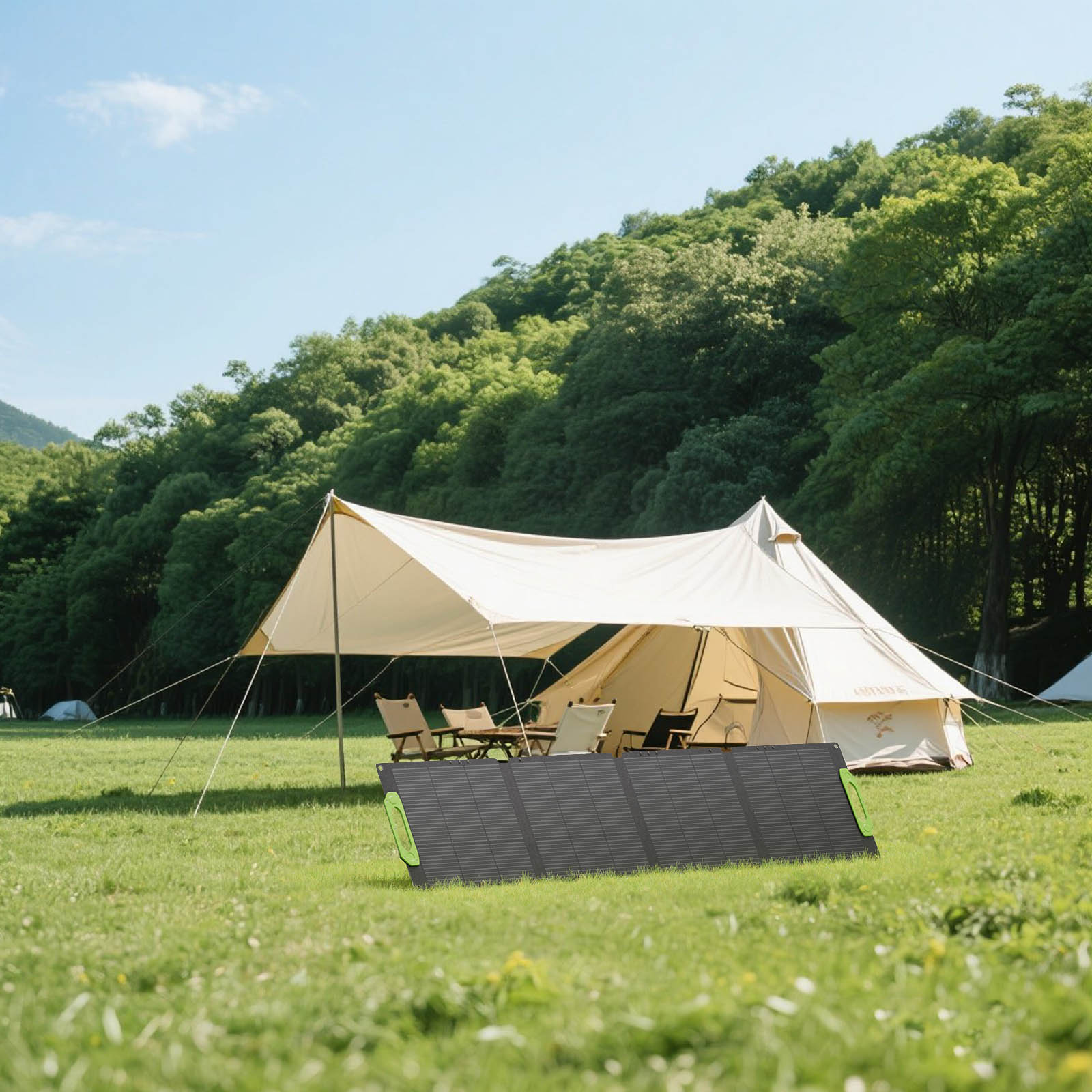 LIONSHEE LS-SP200 200W Faltbares Solarpanel Für Powerstation, ETFE, IP67, MC4, Lager Deutschland Und UK
