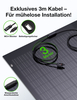 LIONSHEE LS-240W 240W Flexibles Solarpanel, Leichtes Monokristallin PV-Modul
