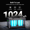 LIONSHEE LS-L1024 1024Wh Stapelbare LiFePO4 Power Box, 51,2 V Solarspeicher Erweiterbar Auf 6144 Wh