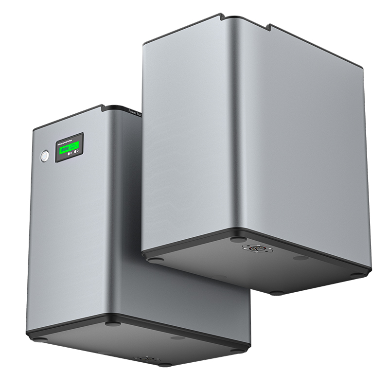 LIONSHEE LS-L2048 2048Wh LiFePO4 Power Box, Vorder- und R&uuml;ckansicht