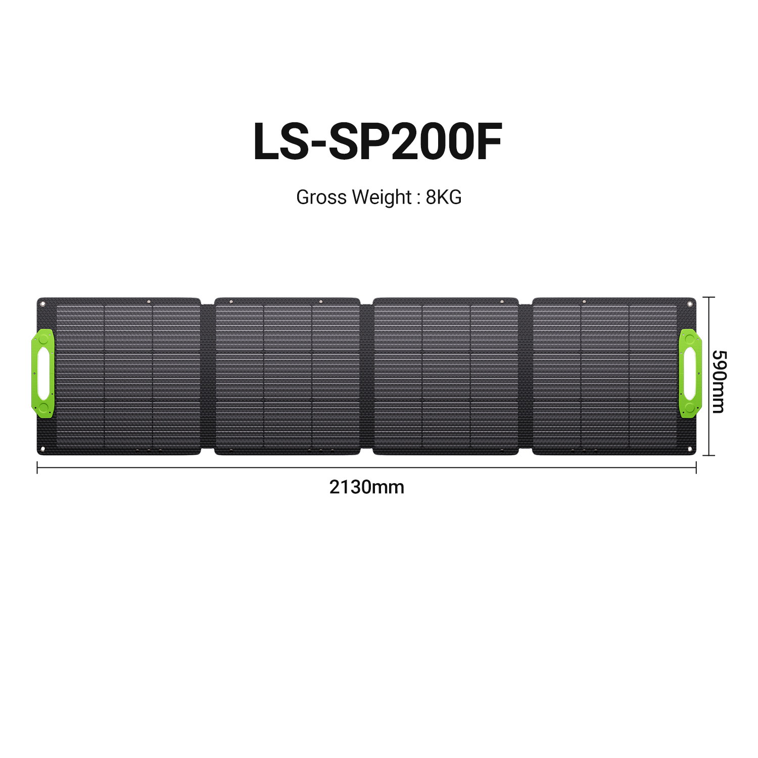 LIONSHEE LS-SP200 200W faltbares Solarpanel