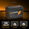 LIONSHEE 12,8V 100Ah LiFePO4 Akku mit BMS, 1280Wh, IP67 und bis zu 15.000 Zyklen