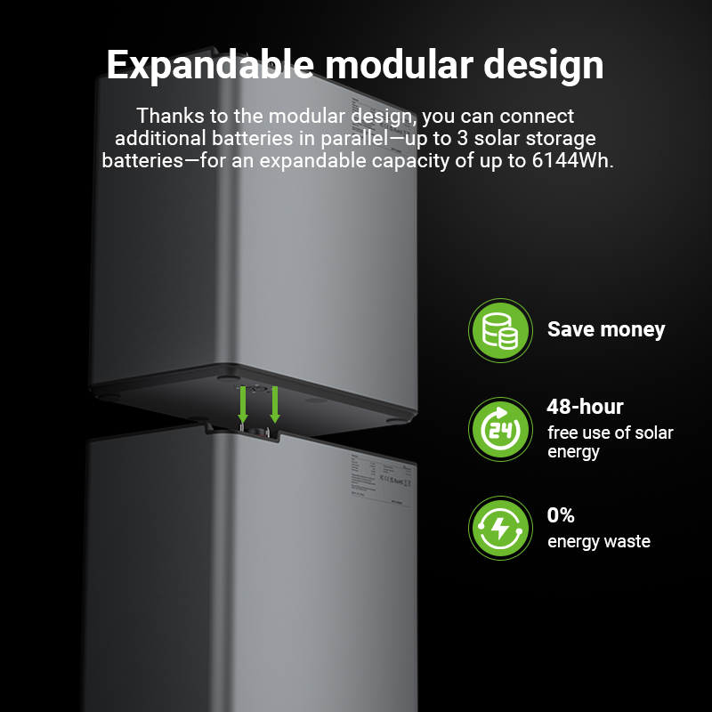 LS-L2048 erweiterbares modulares Design f&uuml;r Balkon- und Hausspeicher