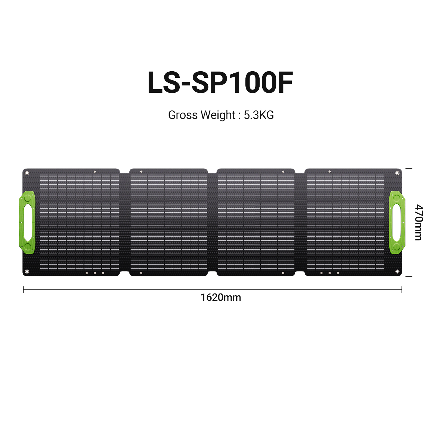 LIONSHEE LS-SP100 100W faltbares Solarpanel